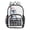 Penguin Holding Candy Cane, variant on PVC Transparent Backpacks Clear Backpack for Travel and Outings Vintage Cowboy Illustration