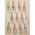 thumbnail image 2 of 80mm 3" Large Teardrop Clear Crystal Faceted Chandelier Beads (Pack of 12), 2 of 5