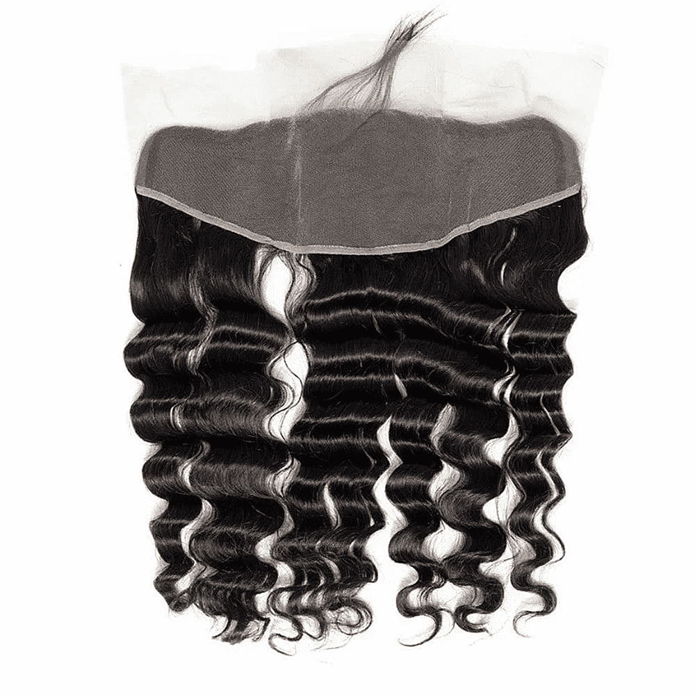 USTAR 2 Bundles 18 20" Brazilian Straight Virgin Human Hair with 18 Inch 13x4 Lace Frontal Natural Black Silky Smooth Stays Sleek Seamless Deal