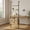 Natural, variant on Spaco 5-Tier Ladder Bookcase - Metal Frame Ventilated, Rattan Cabinet Home Storage, Natural
