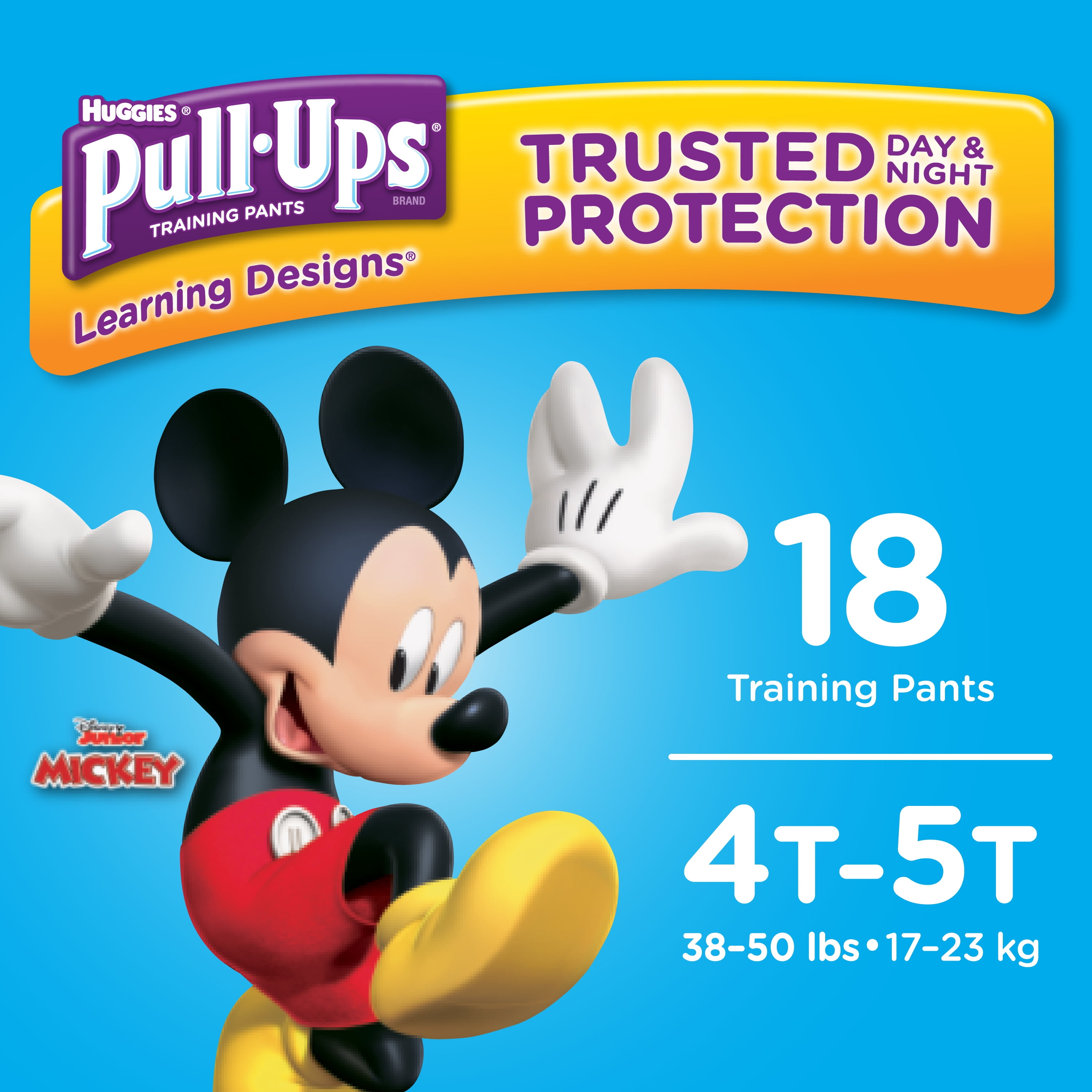 Pull-Ups Learning Designs Training Pants 4T-5T Boy 19-Count Jumbo Pack