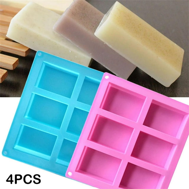 TIMIFIS Cake Mold 6-Cavity Rectangle Soap DIY Making Homemade Cake Mould Baking Tool