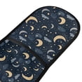 thumbnail image 2 of Dailycode Double Sided Oven Mitt with Loop Heat Resistant Kitchen Long Potholders 7" x 35" Crescent Moon Star Cloud, 2 of 6