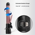thumbnail image 2 of Rizador de pelo automático con control de temperatura LCD, rizador cerámico de calentamiento rápido de 28 mm, negro, enchufe estadounidense de 110 V., 2 of 5
