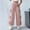 Pink, variant on Womens Casual Sweatpants with Bow Side Plus Size Wide Leg Pants Streetwear