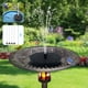 thumbnail image 4 of Bomba de fuente solar para baño de pájaros, fuente de energía solar con luz LED, fuente de agua con batería incorporada para decoración de piscina, pecera y jardín de estanque Adepaton 220862, 4 of 8
