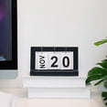 thumbnail image 7 of Calendar Block - Wooden Perpetual Desk Calendar - Home and Office Decor,Creative Nordic Wooden Page-turning Calendar Ornament Study Desk Decoration, 7 of 7