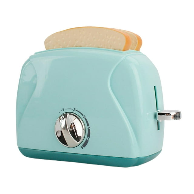 HILABEE Accessoires de Cuisine de Jeu Simulation Modèle Miniature Mignon pour Maison de Poupée Préscolaire Machine à Pain
