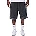thumbnail image 3 of Pro Club Men's Heavyweight Mesh Basketball Shorts, Charcoal, Large, 3 of 4