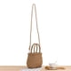thumbnail image 5 of Bolso de paja tejido a mano para mujer, bolsos de hombro para la playa, bolso cruzado de verano para viajes, accesorios para fotos para niñas, correa Marrón claro Yinane Bolso tejido a mano, 5 of 6
