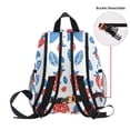 thumbnail image 5 of FORMRS School Backpack with Front Zippered Pocket 12" Student Travel Daypack, Playful Strawberries, 5 of 6