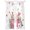 White, variant on Valentine's Day Sheer Curtains 72 Inch Length 2 Panels Set, Pink Romantic Ice Cream Eucalyptus Leaves Voile Window Treatment Curtains Sheers Drapes for Bedroom/Living Room/Kitchen 52"x72"x2
