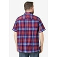 thumbnail image 2 of KingSize Men's Big & Tall Short-Sleeve Plaid Sport Shirt, 2 of 6