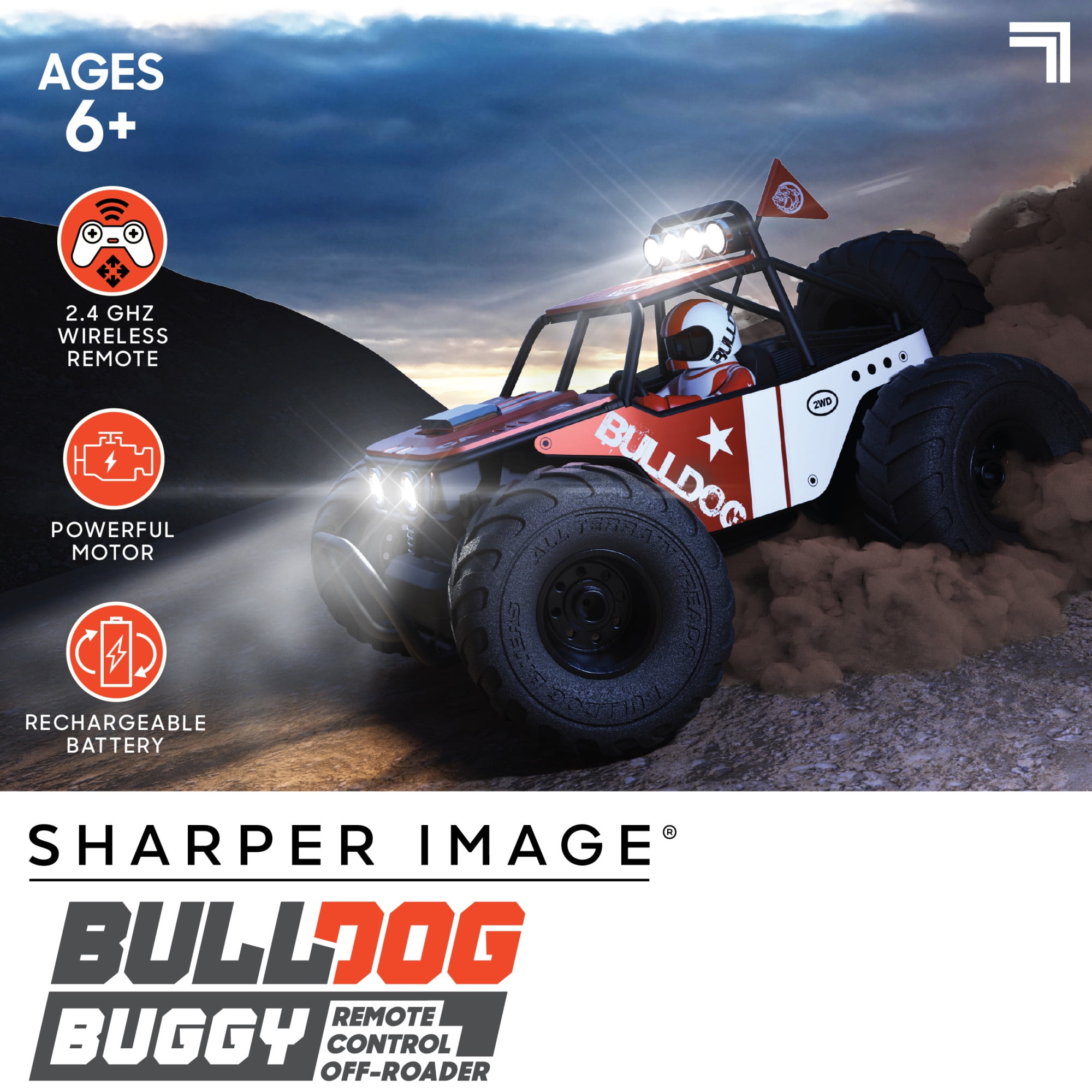 Buy Sharper Image Toy RC Bulldog Buggy Remote Control OffRoader