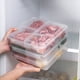 thumbnail image 3 of Hugtrwg Contenedores Almacenamiento Alimentos Frescos Caja para Nevera Caja Separada para Carne Y Pescado, 3 of 9