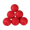 thumbnail image 3 of jinwen 6Pcs Tennis Balls 2.52" Dia Wear Resistant for Racquet Sports Indoor Outdoor Red, 3 of 9