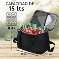 thumbnail image 3 of Lonchera Térmica De Gran Capacidad Con Correas 15l Mochila para escuela,universidad trabajo, 3 of 8