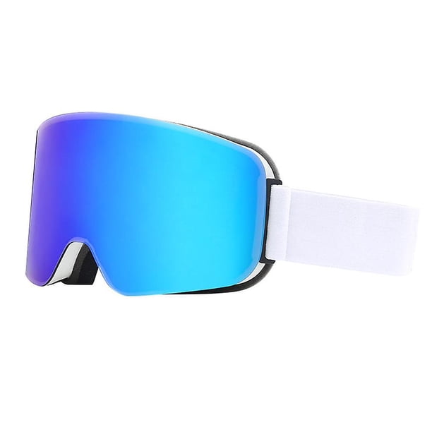Gafas de esquí, gafas de nieve antivaho cilíndricas, gafas de esquí con protección ultravioleta para hombres y mujeres