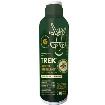Lemongrass Farms Trek All Natural Insect Repellent, Continuous Spray, 8 oz