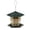 Army Green, variant on Bird Feeder for Outdoor Hanging, Clear Hexagon Plastic Seed Feeder with Rainproof Roof & Multi Perch Tray, Weather Resistant Hanging Bird Food Dispenser for Yard Garden Patio Backyard