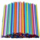 thumbnail image 1 of Colorful Plastic Long Disposable Drinking Straws -t, 1 of 5