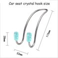 thumbnail image 2 of Crochets de Voiture. 2 Pcs Crochets de Siège de Voiture. Crochet de Voiture en Acier Inoxydable. Crochets d'Appui-tête de Voiture. Crochets de Rangement Multifonctionnels. Universel, 2 of 5