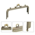 thumbnail image 4 of Uxcell Metal Purse Frames, 6.1" 4Pack Kiss Lock Clasp Frame for Coin Bag DIY, Bronze, 4 of 6