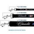 thumbnail image 3 of GM General Motors Pet Leash, Dog Leash, Chevrolet Script and Americana Bowtie Black, 4 Feet Long 1.0 Inch Wide, 3 of 6