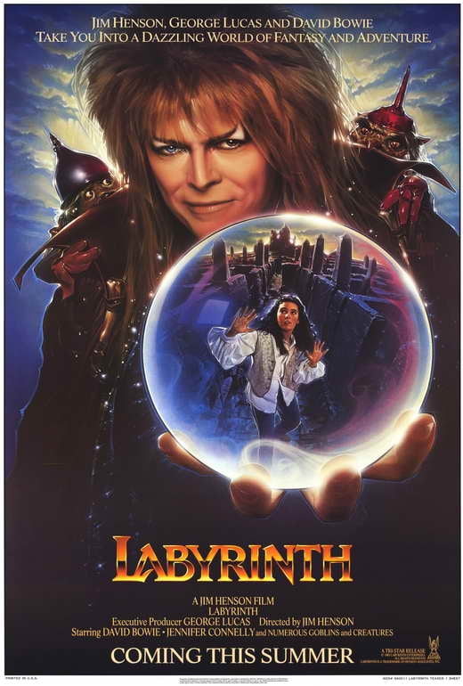 Labyrinth Original One-Sheet Movie Poster Reproduction MINT ROLLED SEALED 