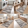 thumbnail image 5 of ICEANT 3'x10' Hallway Runner Rugs, Abstract Style Area rug with Non-Slip Backing, Washable Rug for Kitchen Entryway Bedroom Laundry Room, Grey, 5 of 5