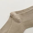 thumbnail image 6 of 6 Pairs Women's Crew Socks, Breathable Casual Calf Socks Assorted Colors Size 6-11, 6 of 9