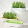 thumbnail image 5 of Plastic Tray, Cat Grass Growing Kit Cat Grass Planter Hydroponic Cat Grass Box, Planter Dual Layer Detachable Hydroponic Cat Grass Planter for Pet Cat Plastic Plant Pot Walmart Outlet, 5 of 9