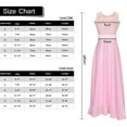thumbnail image 5 of Sweetheart Neckline Top Bodice Exquisite Floral Lace Ruched High-waisted Design Chiffon Lace Maxi Dress Flower Girl Dress, 5 of 5