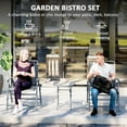 thumbnail image 4 of Outsunny Ensemble Bistro de Patio 3 Pcs, Ensemble de Chaises Pliantes d'Extérieur et Table, 4 of 10
