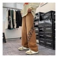 thumbnail image 2 of Pantalones de Mezclilla de Pierna Ancha para Hombres Pantalones Casuales de Moda para Hombres Transpirables de Gran tamaño de Corte Suelto Vintage para Otoño, 2 of 8