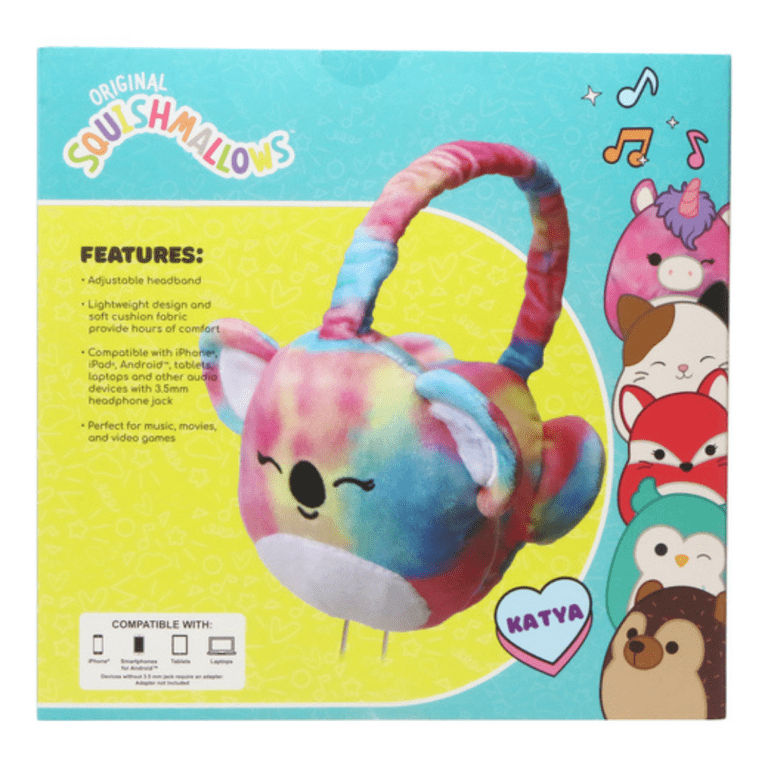 Squishmallows Katya the Koala Tie Dye Plush Headphones - Walmart.com