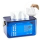 thumbnail image 3 of Tissue Box Handle Design Flat Bottom Transparent Texture PET PU Convenient Practical Facial Tissues Dispenser for Home Blue, 3 of 5