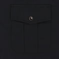thumbnail image 5 of Coevals Club Mens Pearl Snap Solid Western Cowboy Button Up Dress Long Sleeve Work Shirts Black Medium, 5 of 6