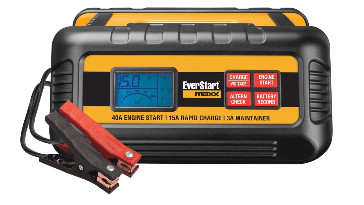 EverStart Maxx 15 Amp Battery Charger and Maintainer with 40 Amp Engine Start (BC40BE)