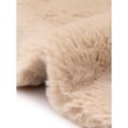 thumbnail image 5 of INSPIRE CHIC Women's Fur Coat Fasion Winter Open Front Cropped Jacket Lapel Long Sleeve Fluffy Faux Fur Coat M Khaki, 5 of 6