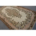 thumbnail image 4 of Turkish Rug, Vintage Rug, Large Carpet, Antique Carpet, 66x116 inches Beige Carpet, Bohemian Oversize Carpet, 12154, 4 of 10