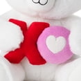thumbnail image 4 of Hallmark Valentine's Day Plush Teddy Bear Stuffed Animal (XO), 8", 4 of 5