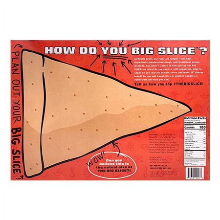 Rustic Crust Big Slice Pizza Crust, 0.11 Oz. Net Wt.