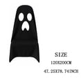 thumbnail image 2 of Halloween Chair Covers, Black Ghost Print Stretch Slipcovers for Dining and Office Chairs, Washable Party Decorations for Home Restaurant Cafe, 2 of 5