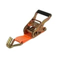 thumbnail image 4 of Heavy Duty 1.5" × 15' Ratchet Tie Down Straps J Hooks Orange 4000 LBS 20 Pack, 4 of 9