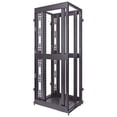 thumbnail image 3 of NavePoint 42U Server Cabinet 800mm Deep with Locking Glass Door and Removable Side Panels - 42U Rack Cabinet with Cable Managemenet Compatible Top, Black, 3 of 6