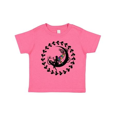 

Inktastic Fairy Silhouette Moon Gift Toddler Toddler Girl T-Shirt