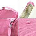 thumbnail image 4 of Travel Cosmetic Bag Toiletry Case Wash Organizer Storage Hanging Pouch Pink, 4 of 9