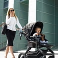 thumbnail image 3 of UPOUART Toddler Diaper Bag Stroller Organizer Grey Canvas for Parents 1Pack, 3 of 7