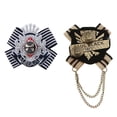 thumbnail image 1 of 2 piezas de británico, broche de ramillete de tela, insignia, retro, accesorios para mujeres y hombres, 1 of 9